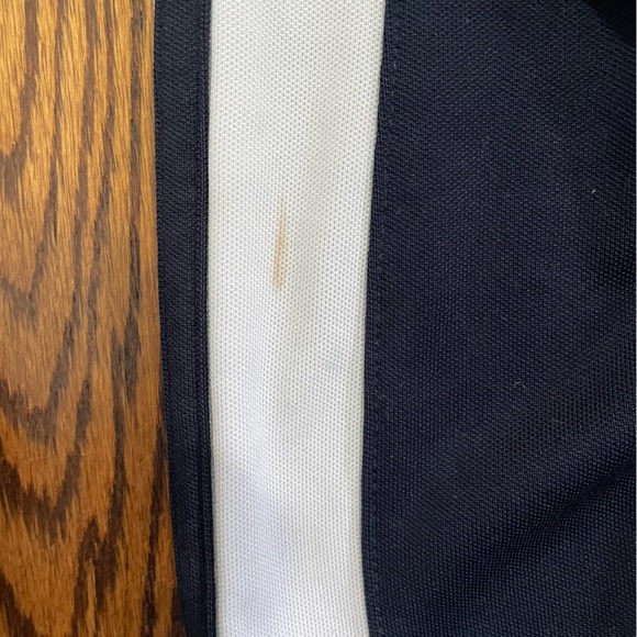 Nike Ladies Track Leisure Workout Pant Size 16-18 Navy White Stripe - Picture 6 of 10